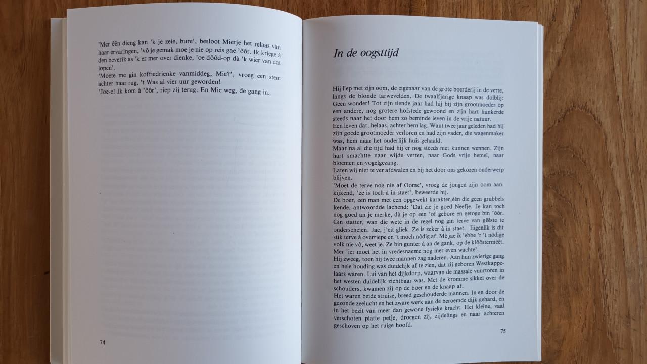 Zeeuws boek: 'k Gaen ik 'n stikje schrieve van Jan Vader