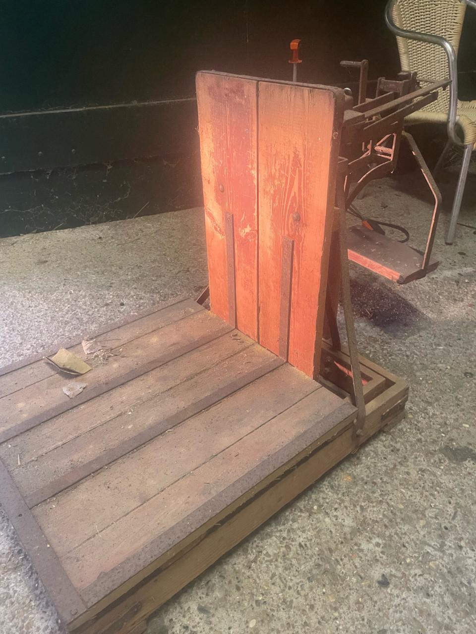 Oude bascule/weegschaal