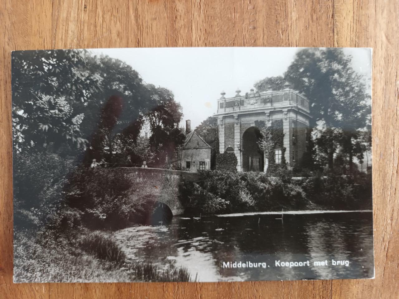 Middelburg, Koepoort met brug 1952