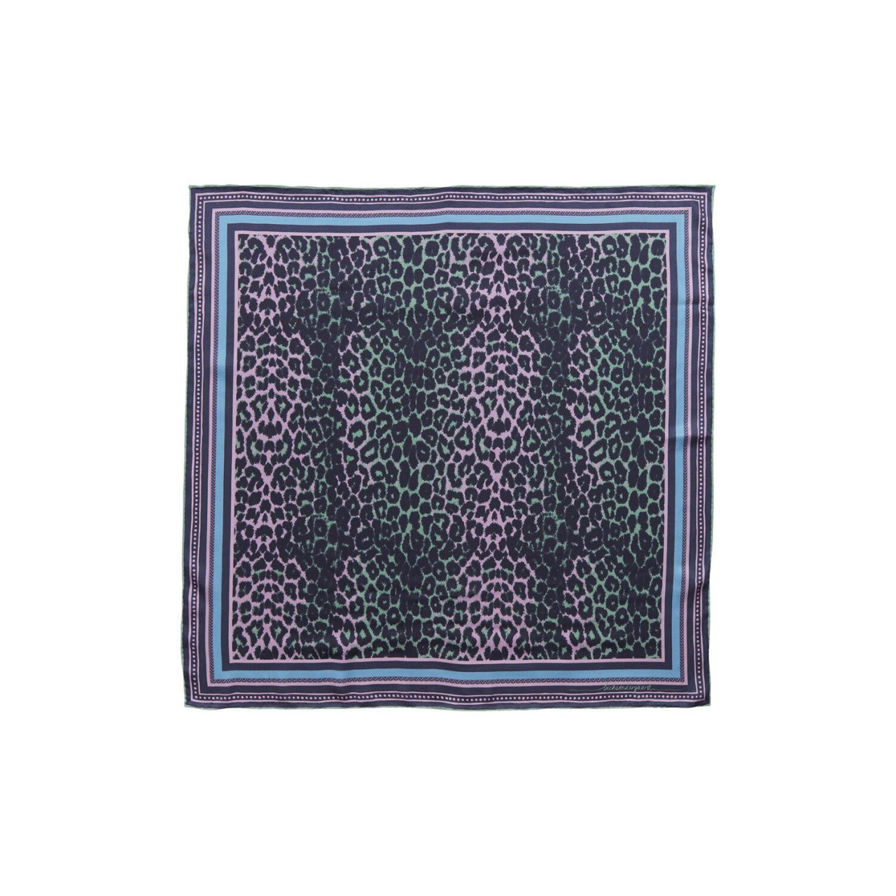 Becksöndergaard shawl luipaard print 100% zijde - NIEUW