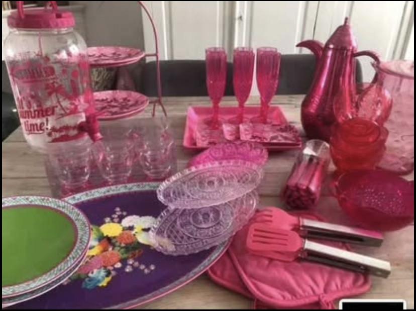 Uitgebreid plastic/melanine servies