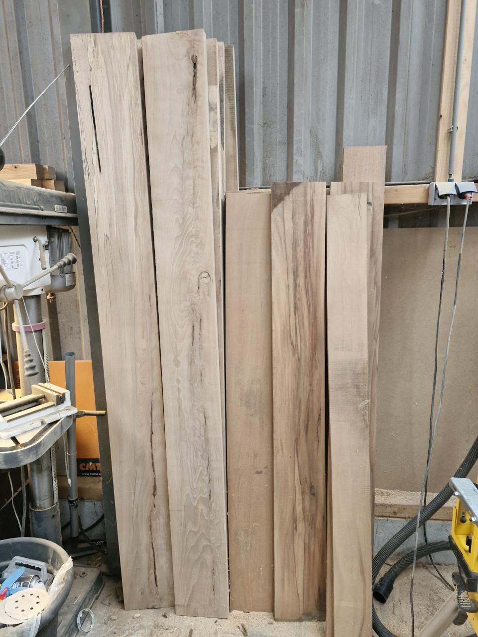 Beuken en Boliviaans notenhout