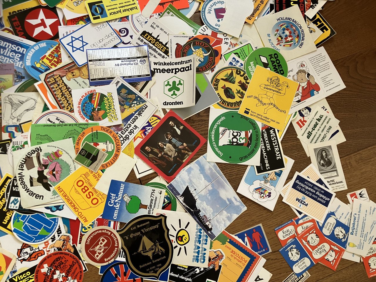 Stickers jaren ’70 en ‘80