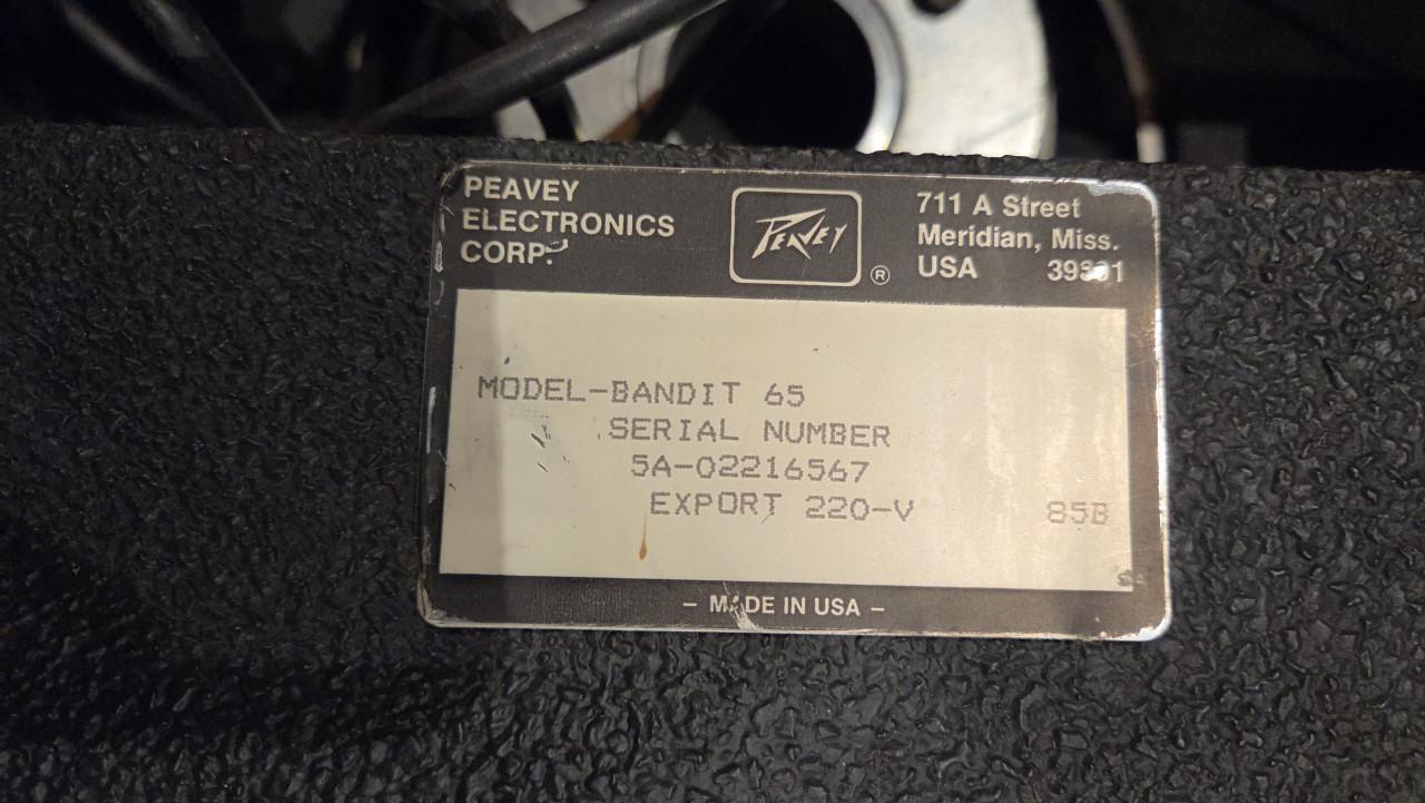 Peavey Bandit 65 Gitaarversterker