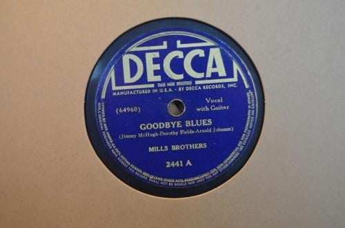 78 rpm Mills Brothers jaren '40 en '50 héél veel stuks. (8)