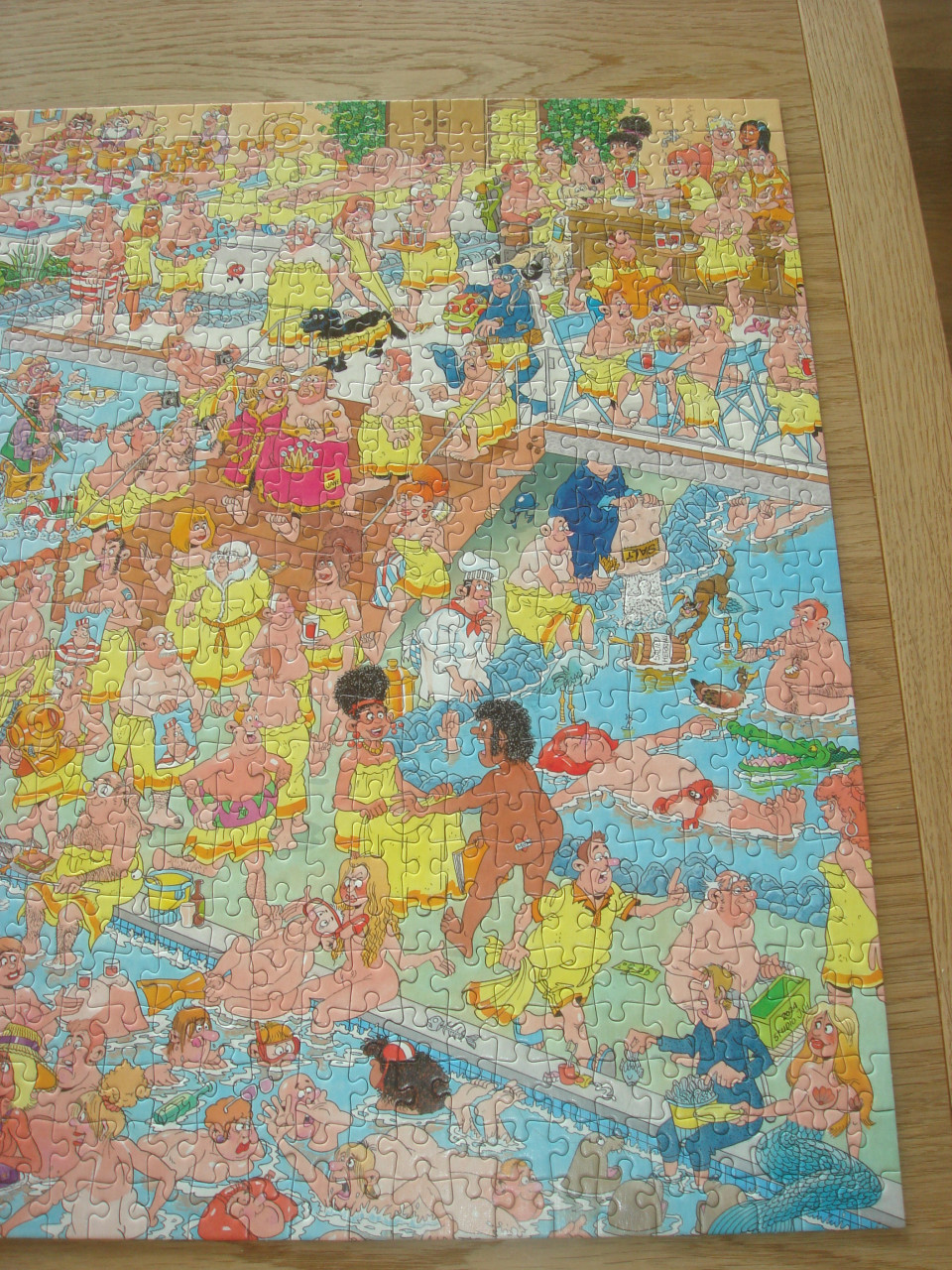 Te koop Complete jan van haasteren puzzel Op hete kolen 1000 stukjes