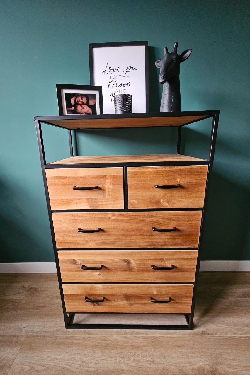 Ladekast & 2 nachtkastjes