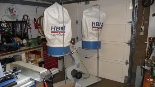TE KOOP DUBBELE AFZUIG INSTALATIE merk HBM