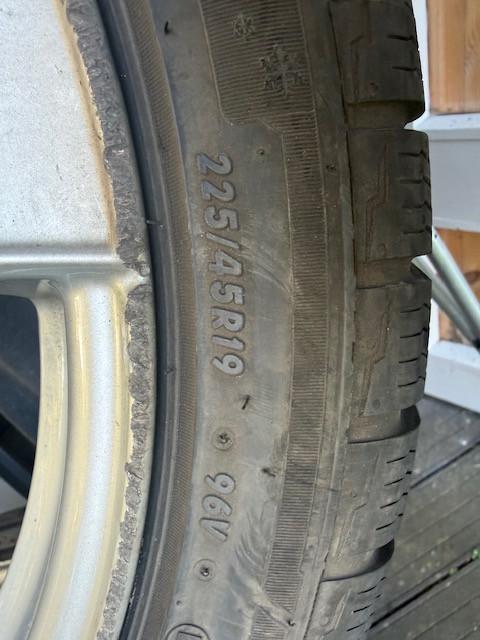 4x winterbanden op Borbet velgen 7 tot 8 mm profiel
