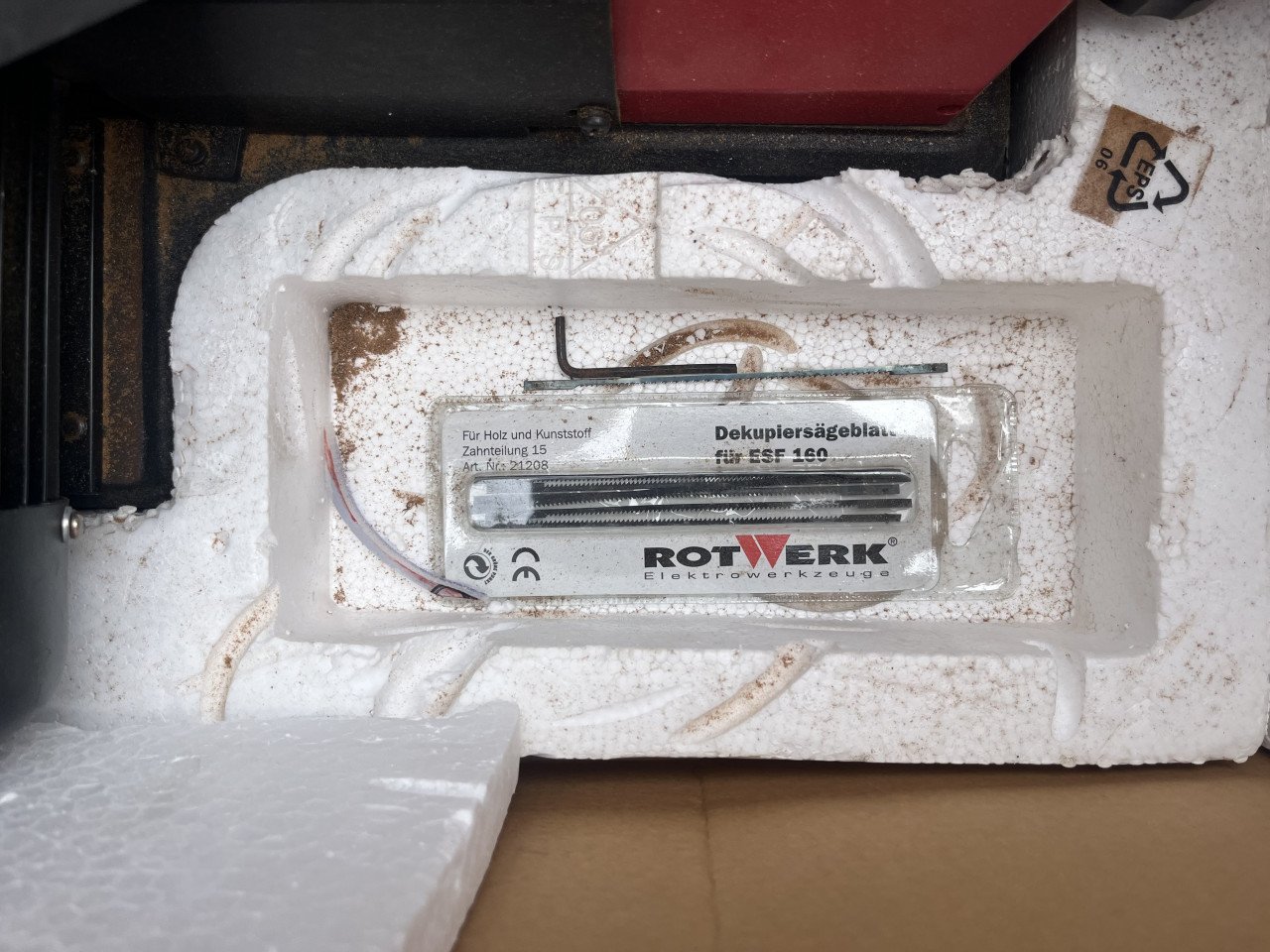 Figuurzaagmachine RotWerk ESF 160DS -180 W