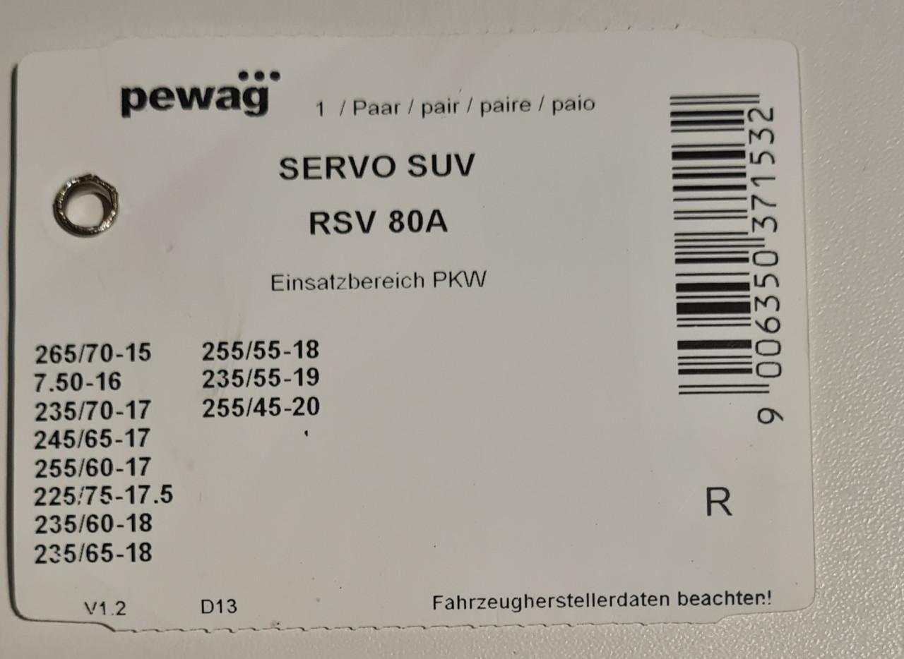 Sneeuwkettingen SUV - 17/18/19/20inch Pewag servo 80A