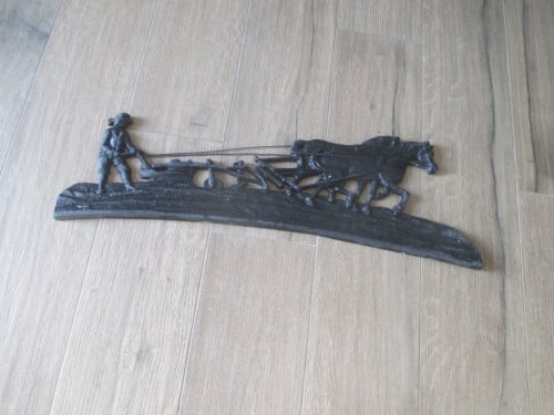 Decoratie hangwerk  paard,ploeg,man