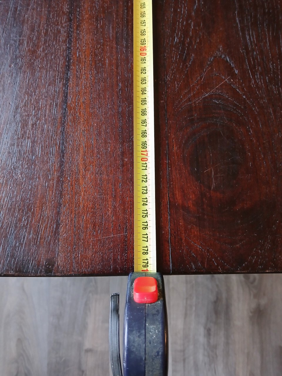 Teakhouten eettafel 180 x 90