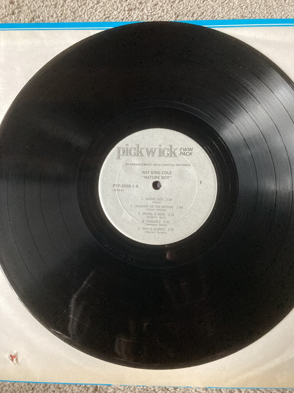 LP Nat King Cole A Tribute To Nat King Cole
