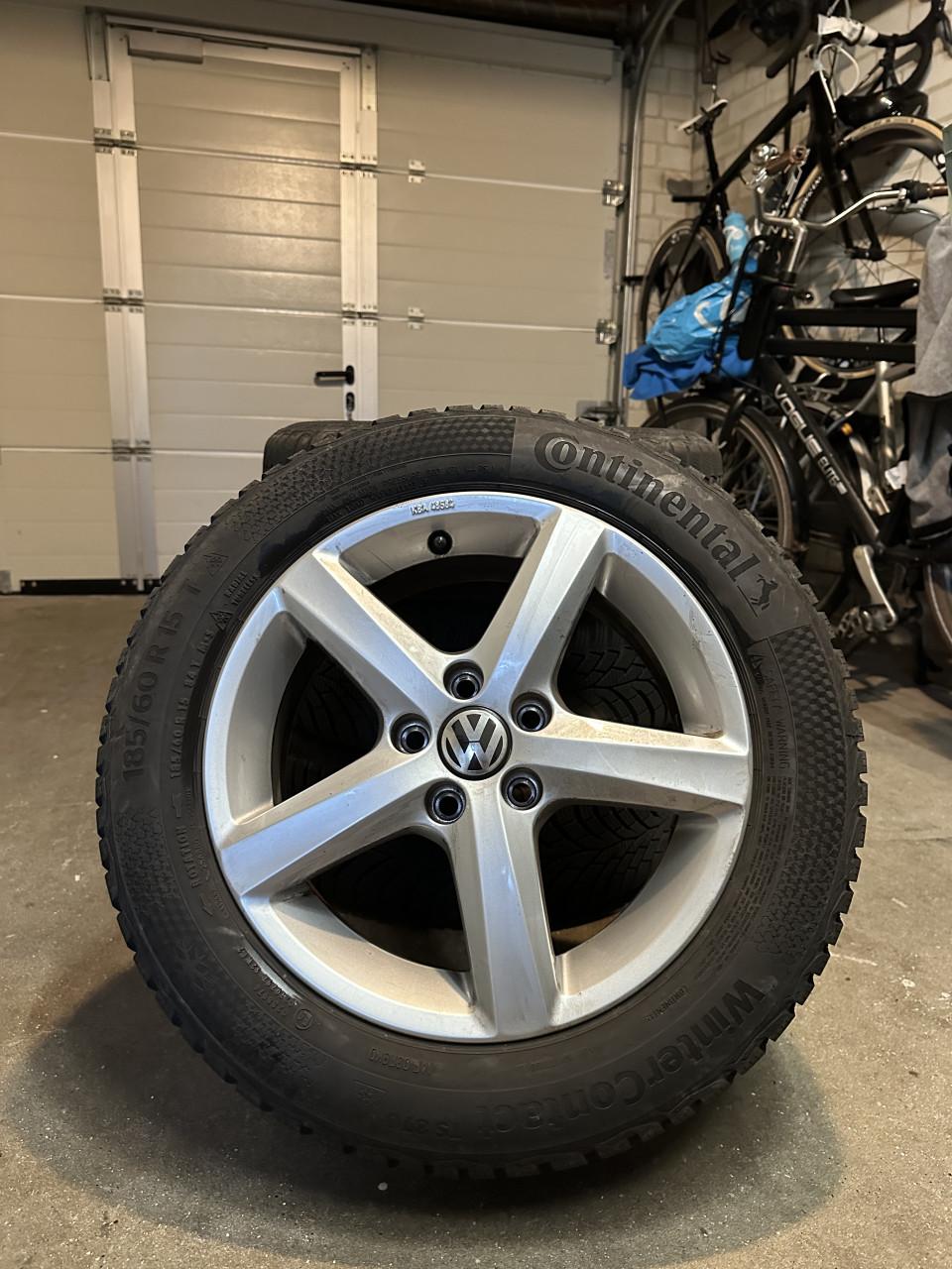 Set Continental winterbanden inclusief Velgen Volkswagen polo