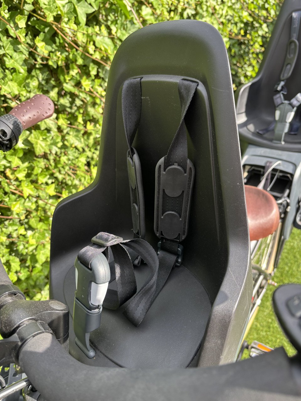 Bobike Fietsstoeltjes urban black + windscherm