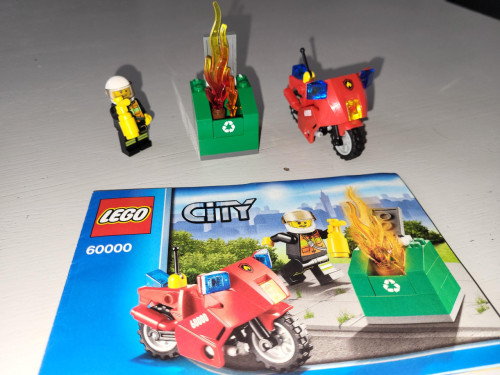 Lego City brandweermotor 60000