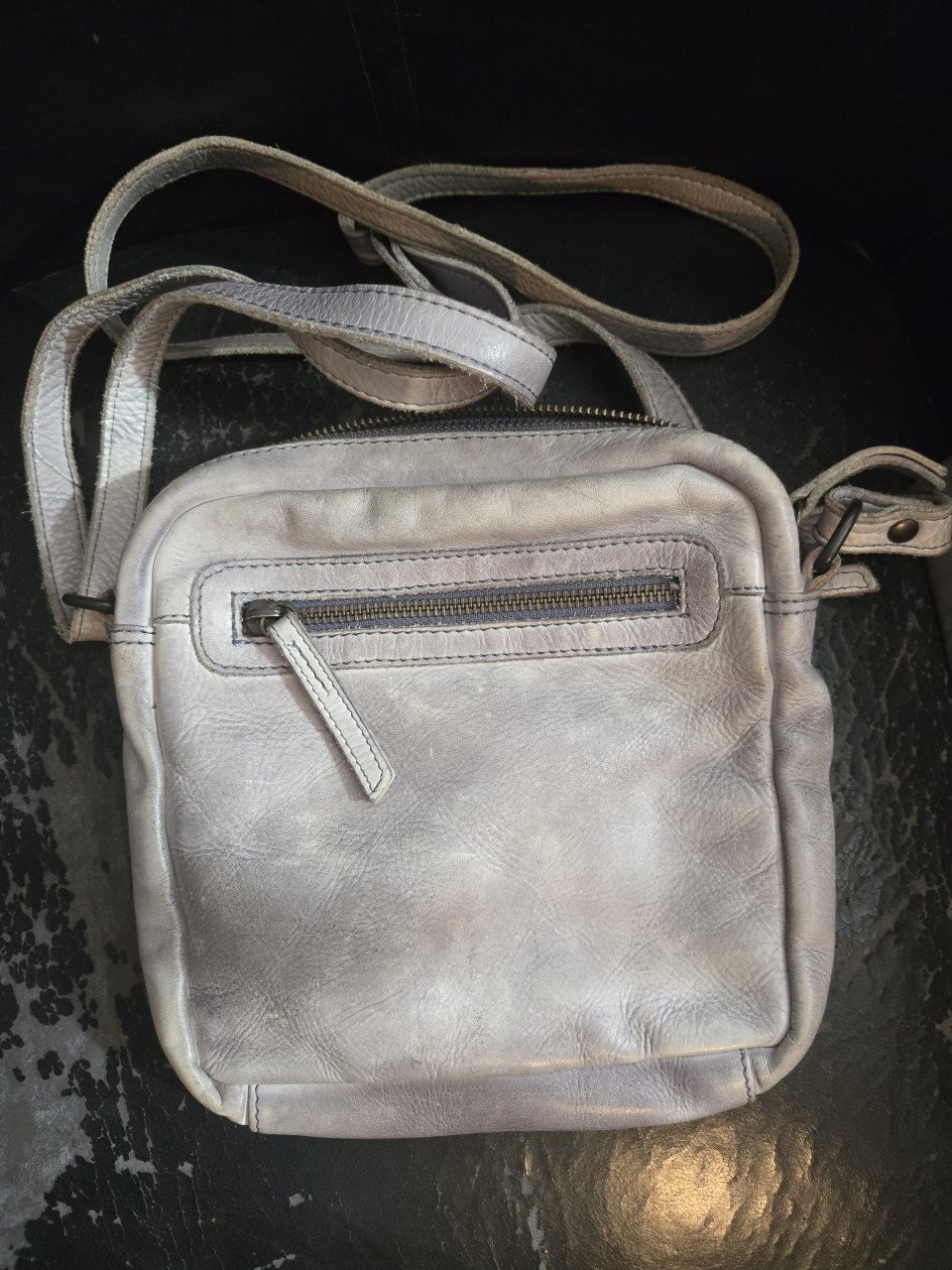 De Ray schoudertas Bear Design Crossbodytas Cow Lavato Steel grijs