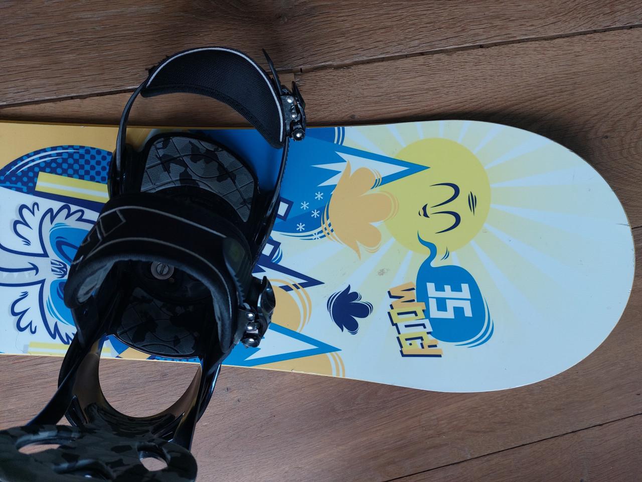 Snowboard Wedze Woogy 35 met Burton bindingen (S)