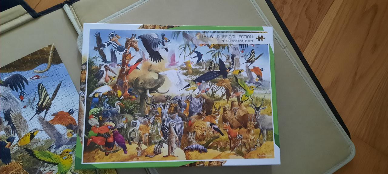 2 prachtige legpuzzels van The Wildlife Collection