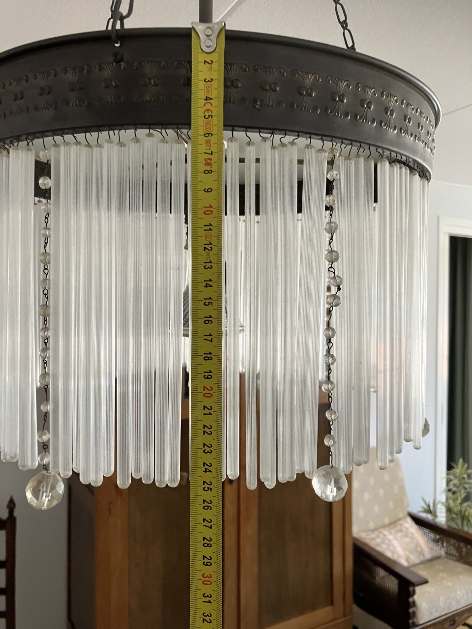Art deco plafondlamp of hanglamp
