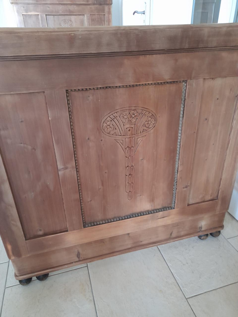 Antiek bed 90 x 200 (in goede staat)