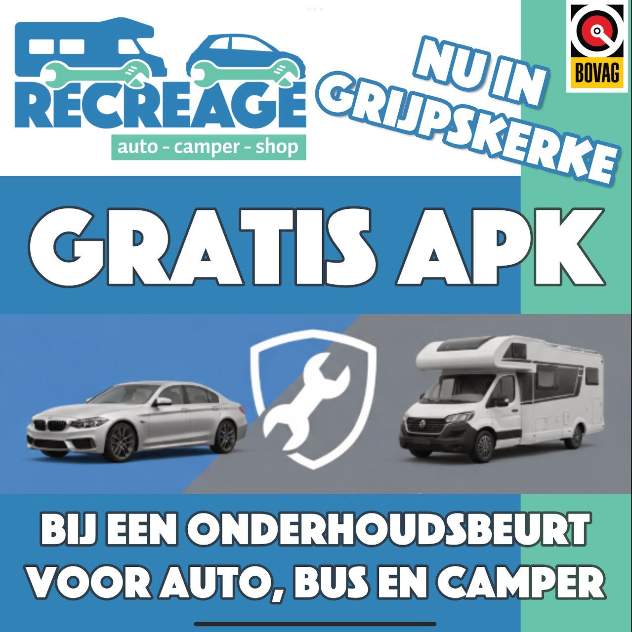 Gratis APK? Wij hebben nog plek! APK Auto €65,- Camper €85,-