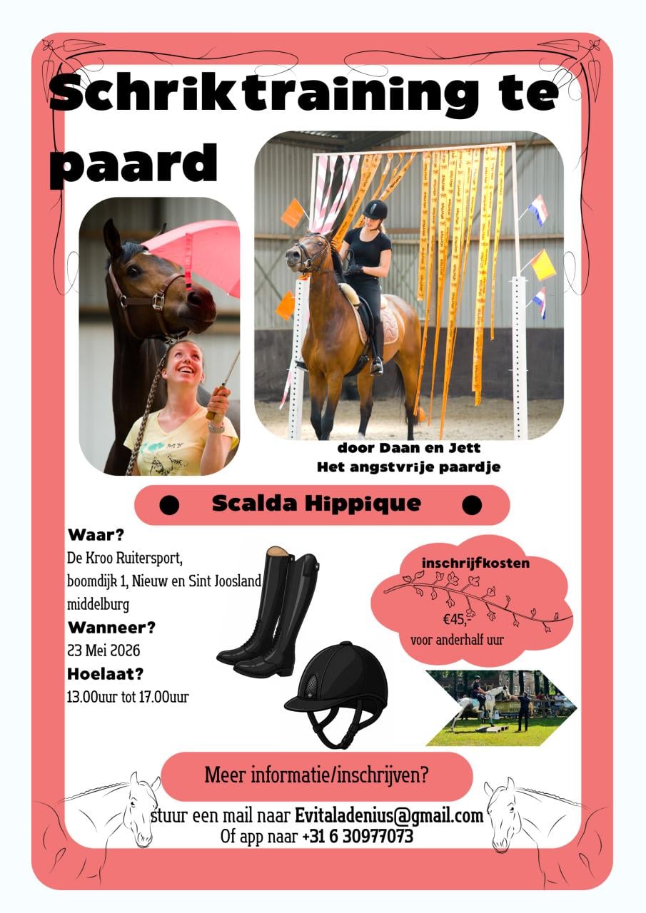 Kom ook naar dit leuke paarden evenement "Scalda Hippique"