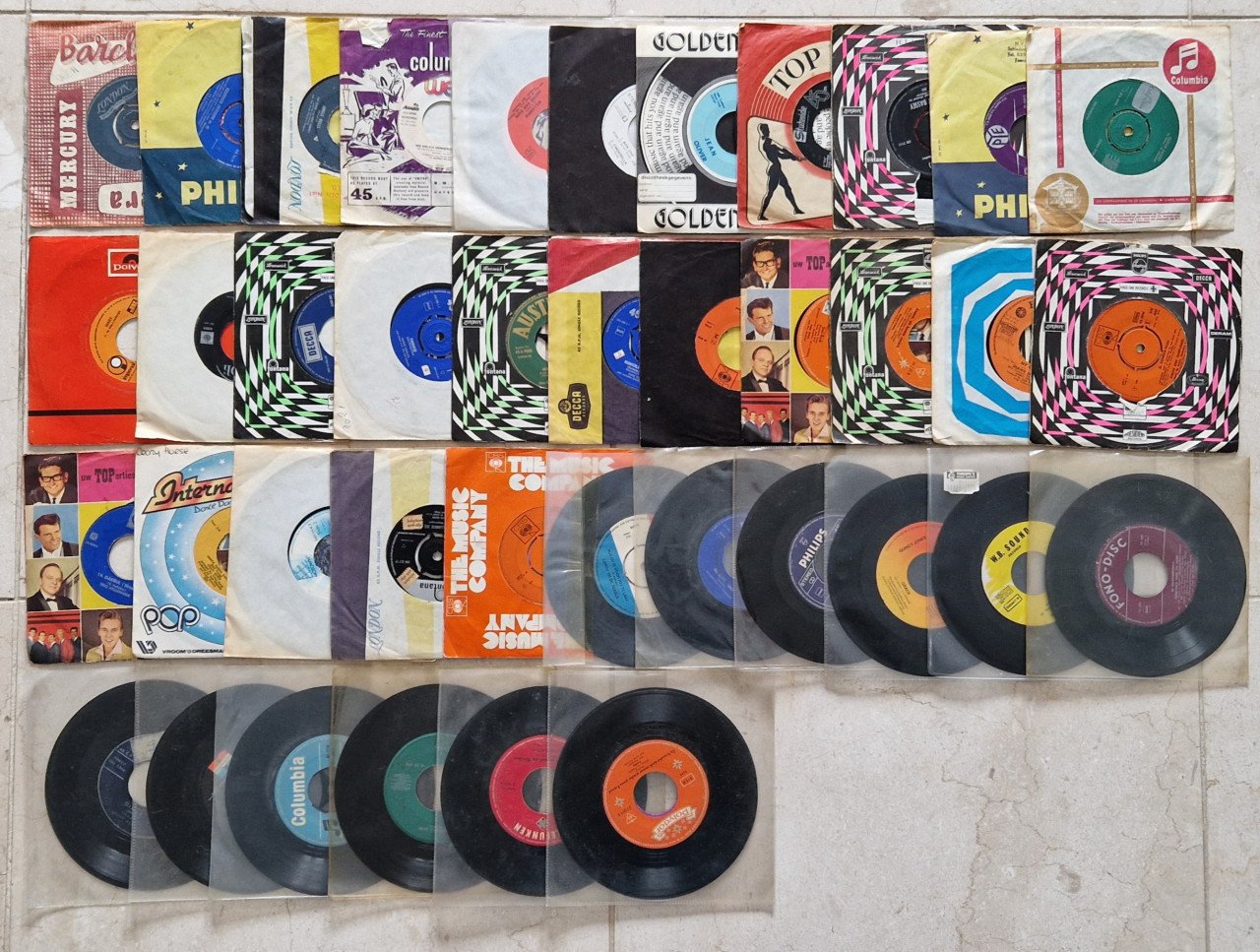 7" singles 231 stuks