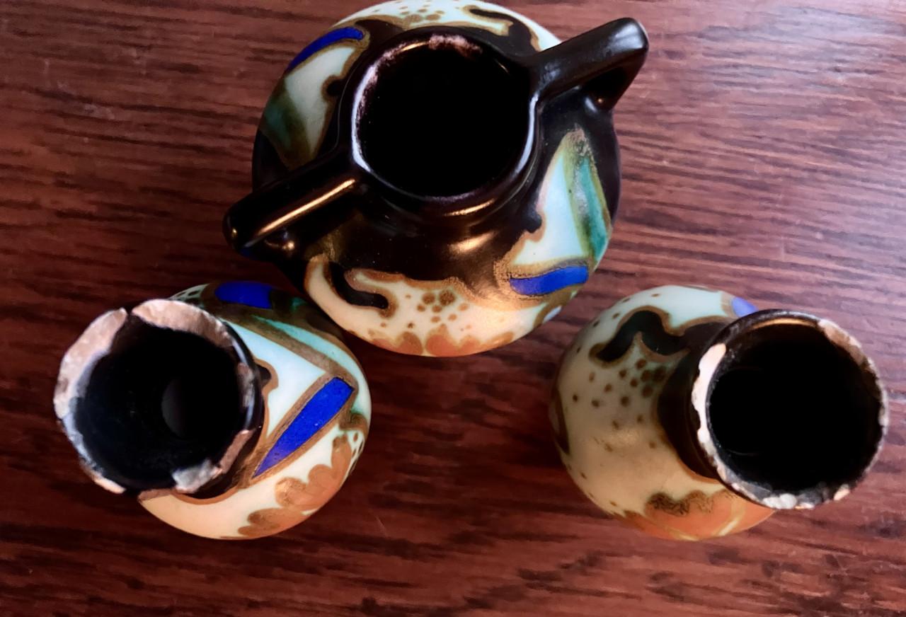 Gouda plateel vaasjes