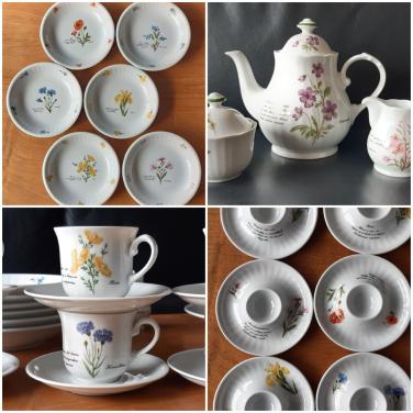 Marjolein Bastin servies wilde bloemen