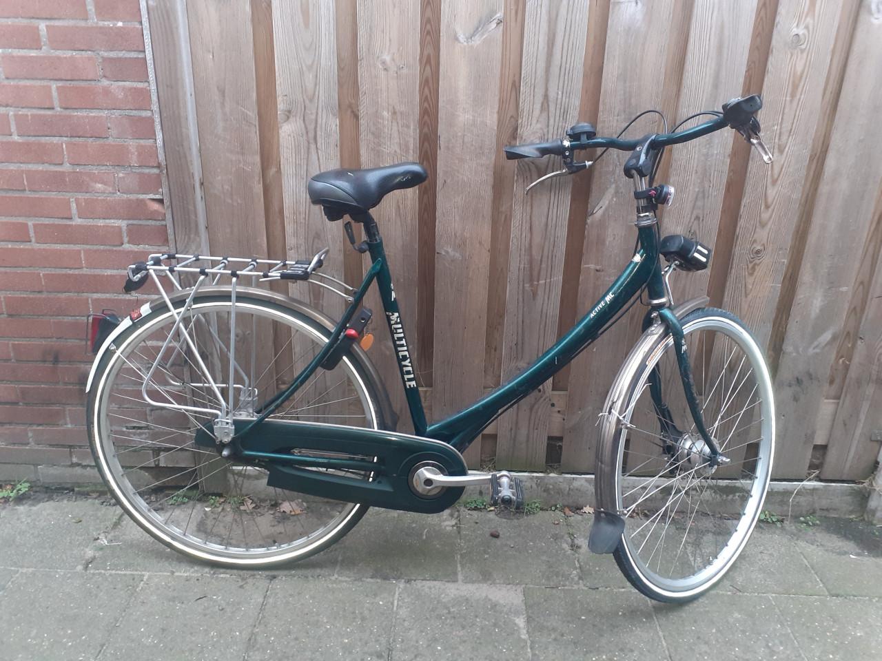 Damesfiets MULTICYCLE groen - 7-versnellingen