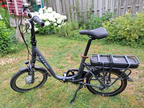Veloci elektrische mini vouwfiets.