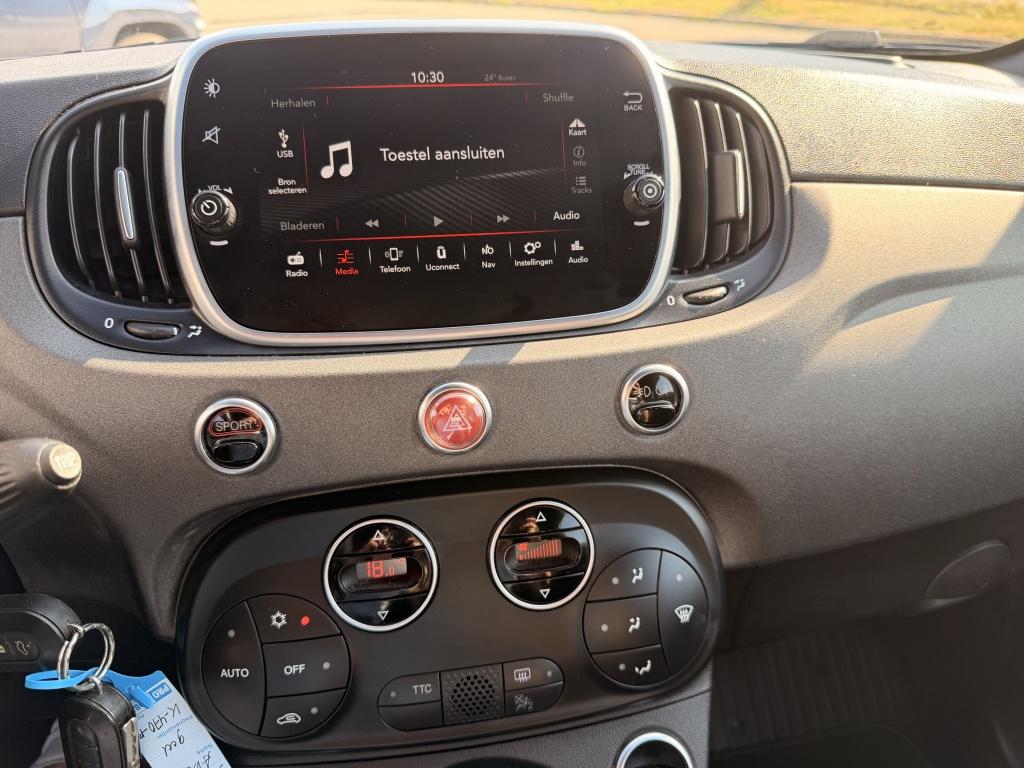 Fiat 500 1.4 t-jet abarth competizione | sabelt kuipstoelen | navigatie | b