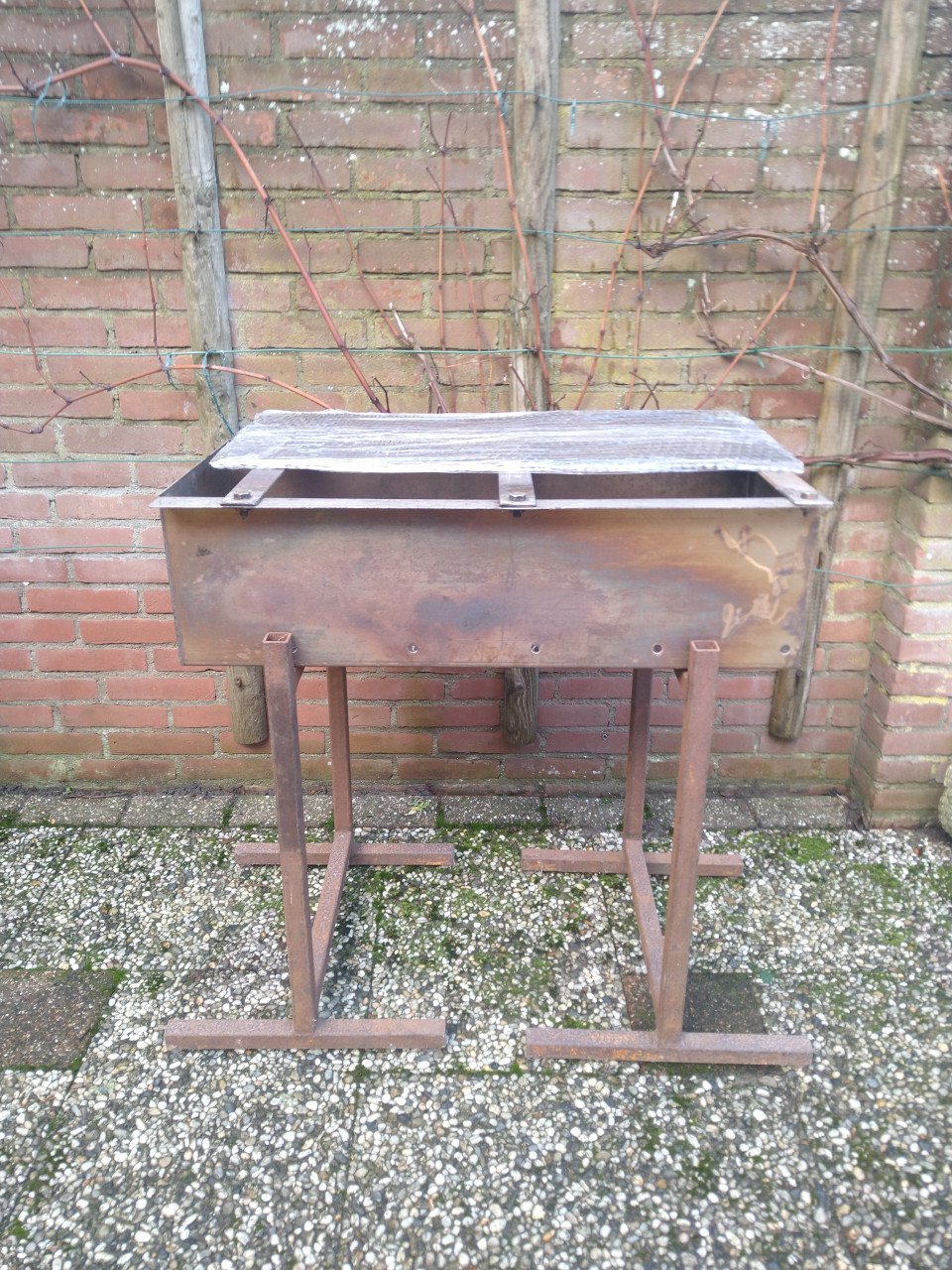 BB Q  rvs bak 150 cm