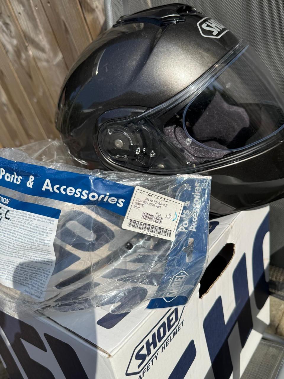 Shoei Neotec Systeemhelm – Anthracite – Maat L (59/60 cm)