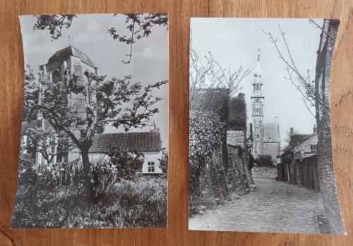 2 Foto-Ansichtkaarten Veere