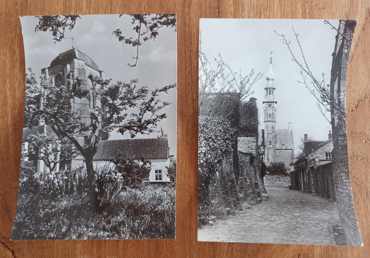 2 Foto-Ansichtkaarten Veere