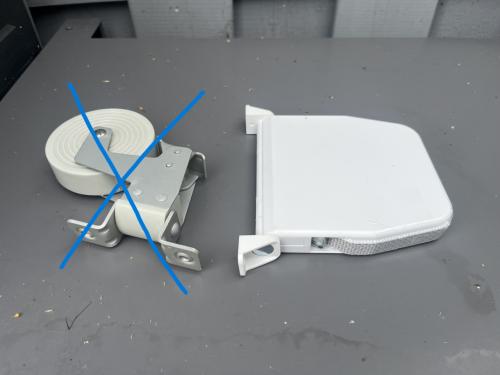 Opbouw rolluik bandopwinder 5 meter