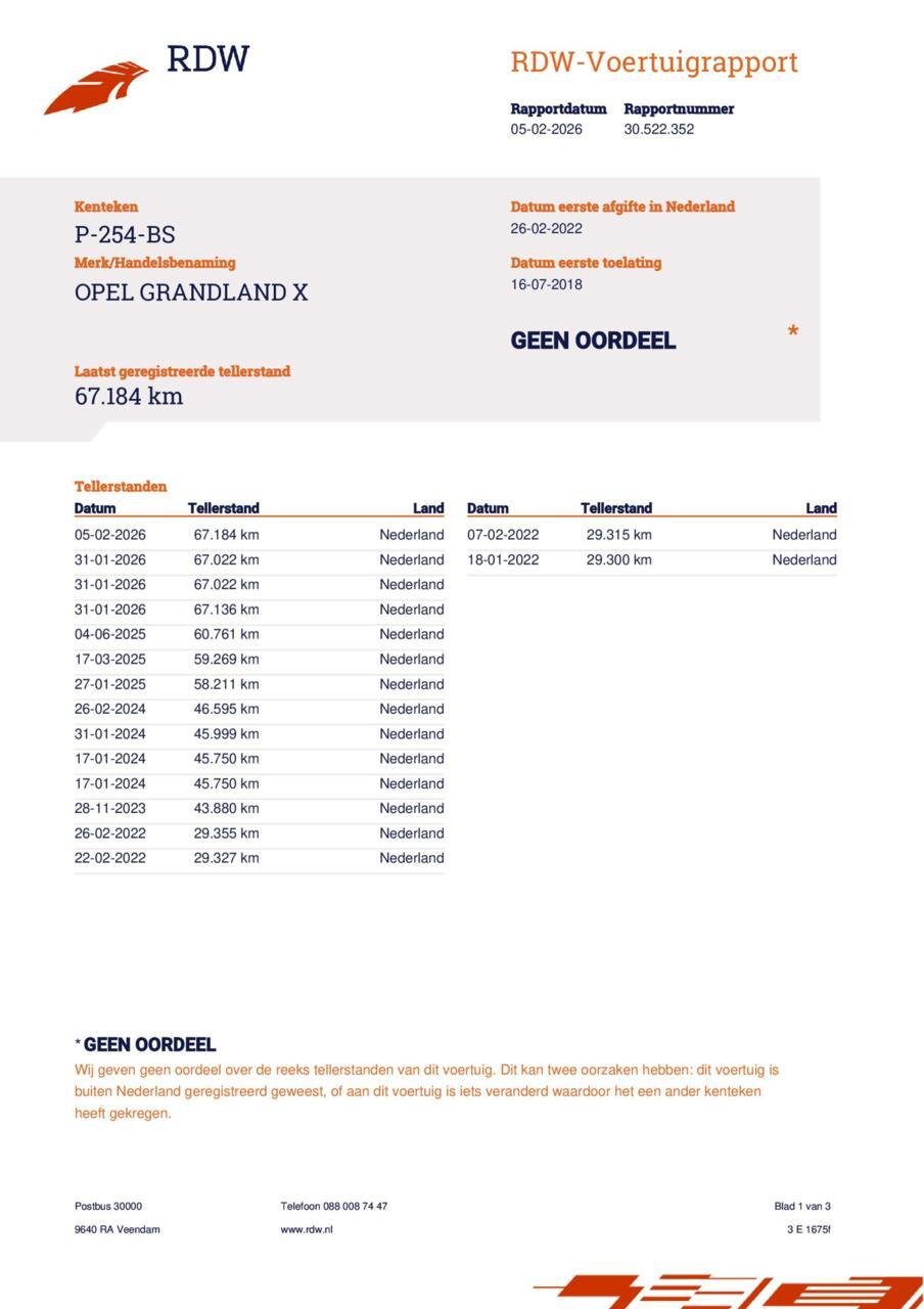 Opel Grandland X 1.2 turbo innovation trekhaak navi