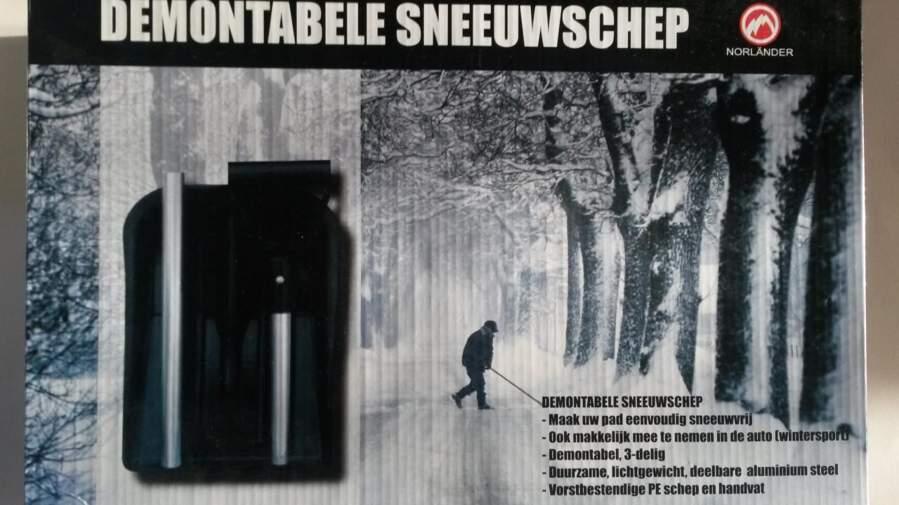 Demontabele sneeuwschep