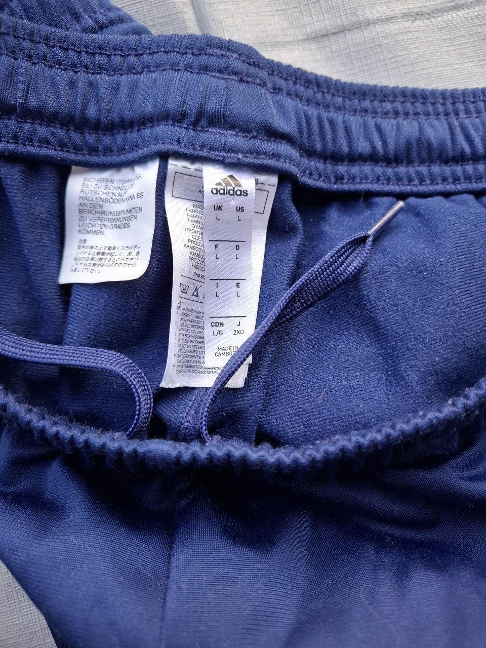 Adidas blauw trainingspak L/XL