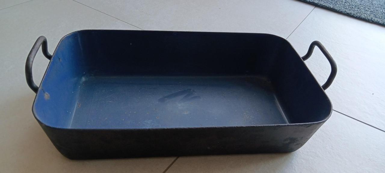 OUDERWETSE zware GIETIJZEREN BRAADSLEE