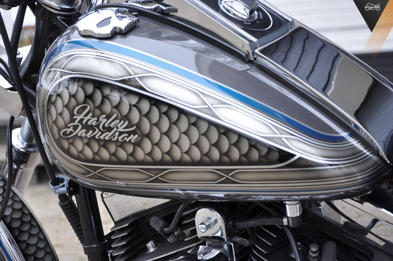 Harley Davidson FXSTC Softail Custom 96 Zeer speciale motor!