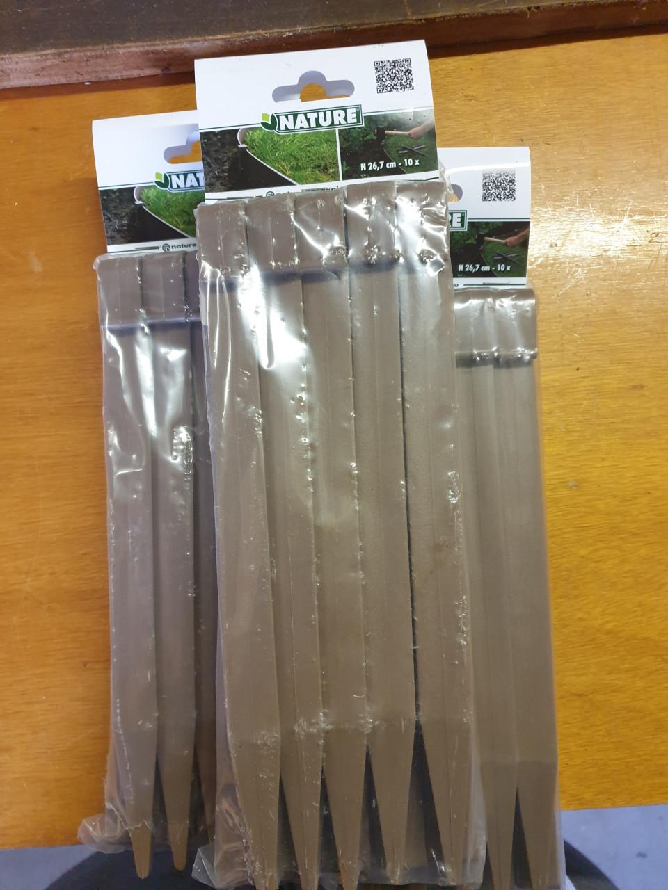 Borderranden en grondpennen