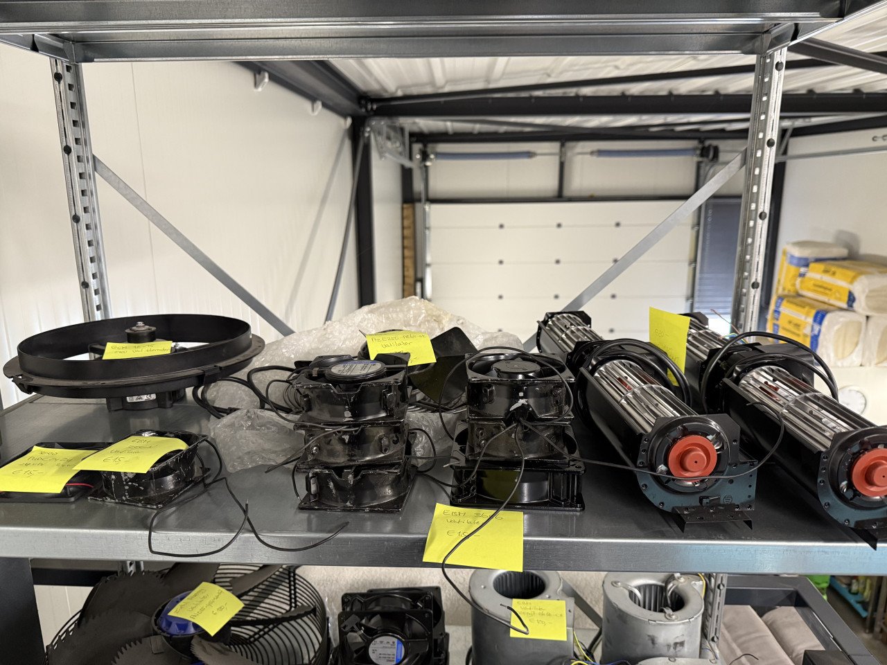 Ventilatoren tbv koel -en vriesinstallaties