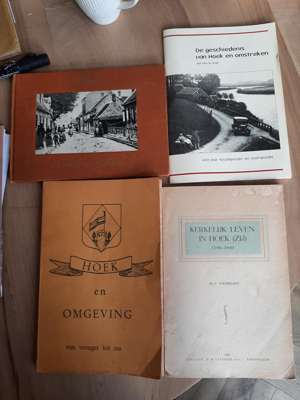Oude boeken over Hoek
