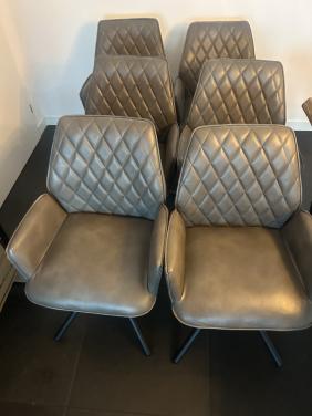 Set van 6 eetkamerstoelen