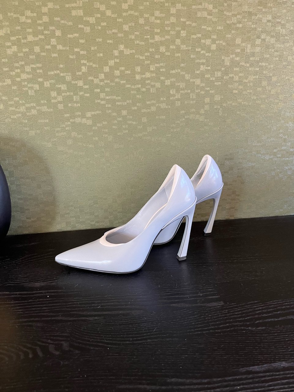 Lichtblauwe pump maat 38