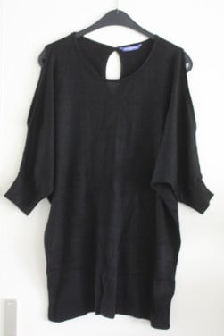 Zwarte glitter trui  maat xl
